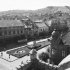 Az Augusz ház tornyából, a Kálvária hegy felé 1955. Fortepan / UVATERV