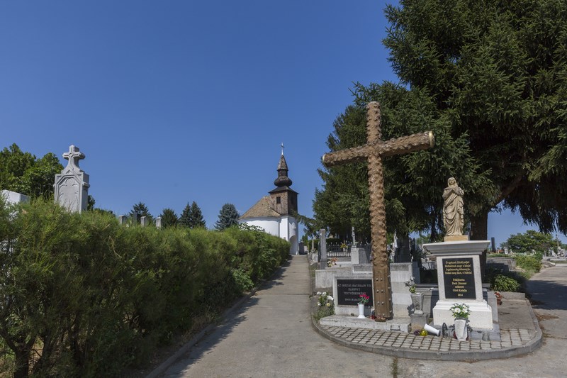 Kálvária temetőkápolna, Kálvária dombi katolikus temető